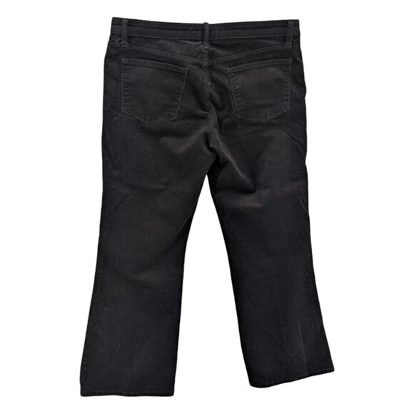 J BRAND Selena Bootcut Corduroy Pants Womens Black Modal Blend Size 32 - Picture 2 of 9